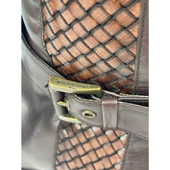 Stuart Weitzman Brown Leather Riding Boots | Size 7 - Picture 6 of 12